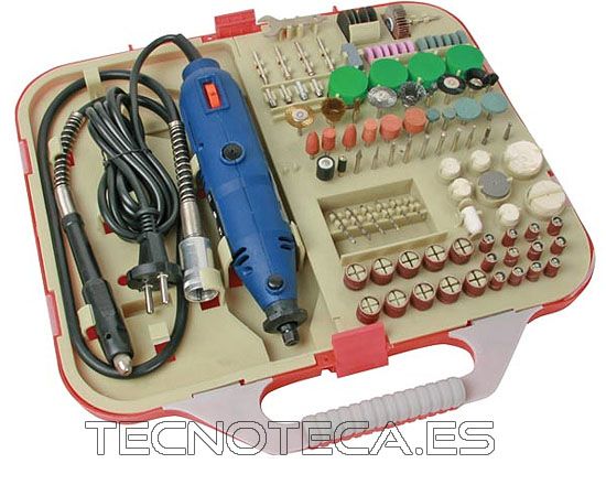 VTHD05. Kit de taladro de mano mini con accesorios
