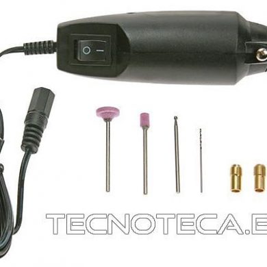 VTHD01. Taladro de precisión mini de mano 12VDC