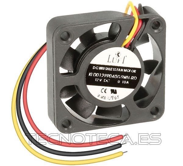 Ventilador de 40x40x10mm 12V