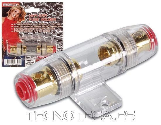 CHA001. Portafusible transparente alta intensidad ORO