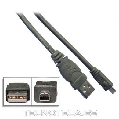 Conexion USB A a MINI USB B 4P