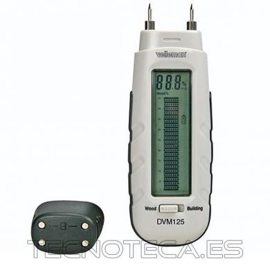 DVM125. Medidor de humedad, madera, hormigon..