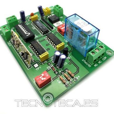 TL-26. CEBEK Receptor telemando de RF 1 canal a 12VDC