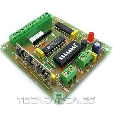 TL-39. CEBEK Emisor telemando RF 8 canales 300m