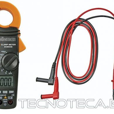 DCM330. Pinza amperimetrica AC y multimetro