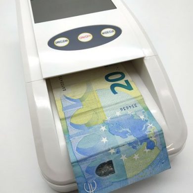 60.286. Detector de billetes falsos Euros € actualizable