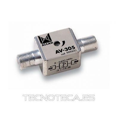 AV-305. ATENUADOR TV VARIABLE 18dB