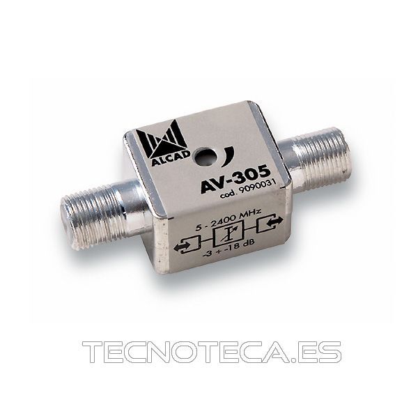 AV-305. ATENUADOR TV VARIABLE 18dB