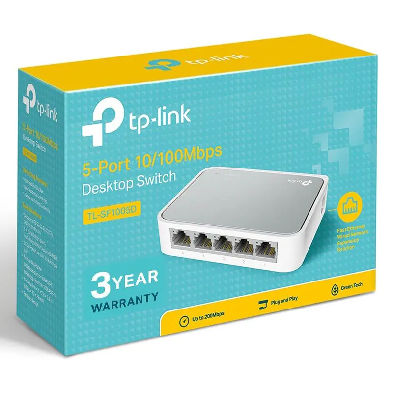 TL-SF1005D. Switch con 5 puertos a 10/100 Mbps - Imagen 2