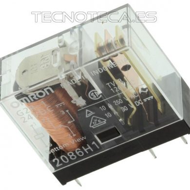 Rele 24VDC 1AC 10A/250VCA G2R-1-DC24.