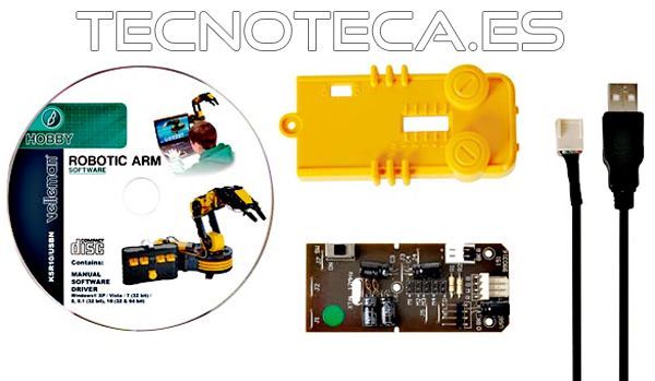 Interface USB para brazo robotico. KSR10/USBN