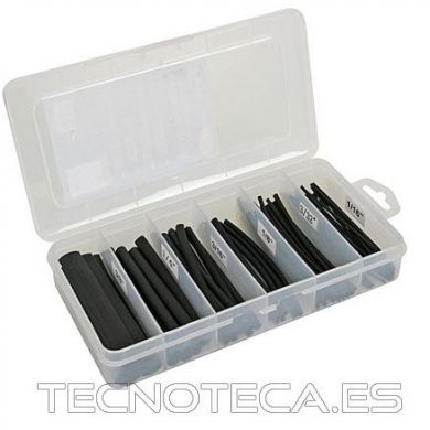 K/STMC2B. Juego de tubos termorretractil en negro