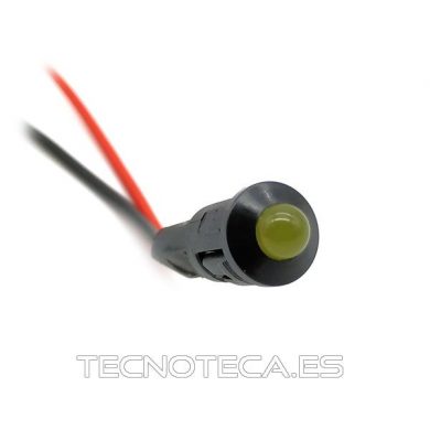 PILOTO LED C/CABLE 24V CC AMARILLO (ILC5024A)