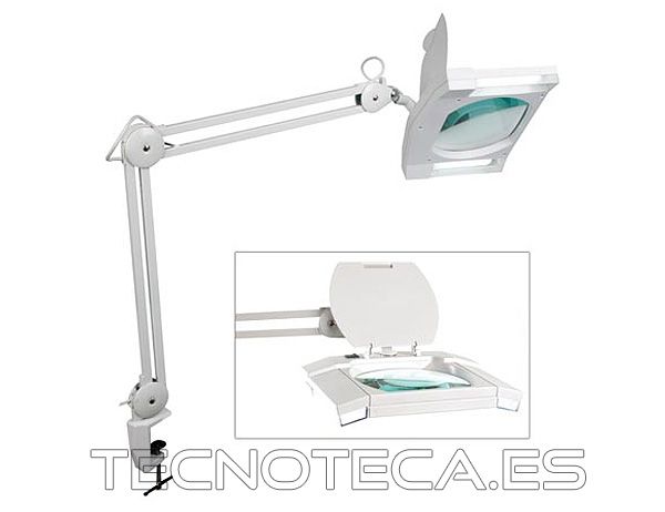 VTLAMP3WN. Lámpara lupa 3 dioptrías 18W blanco
