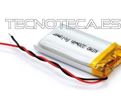 BAT521. Bateria LITIO 0,28Ah 3,7V 20x35x5mm