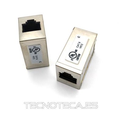 121169. Adaptador CAT-6 2H RJ45 FTP