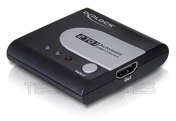 61713. Selector HDMI 2 entradas 1 salida