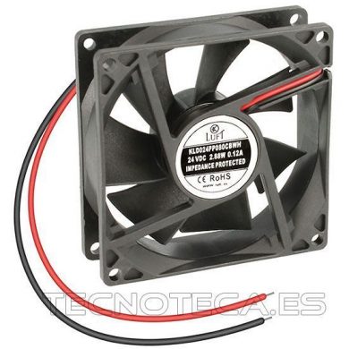 VEN033. Ventilador 80x80x25 24VDC