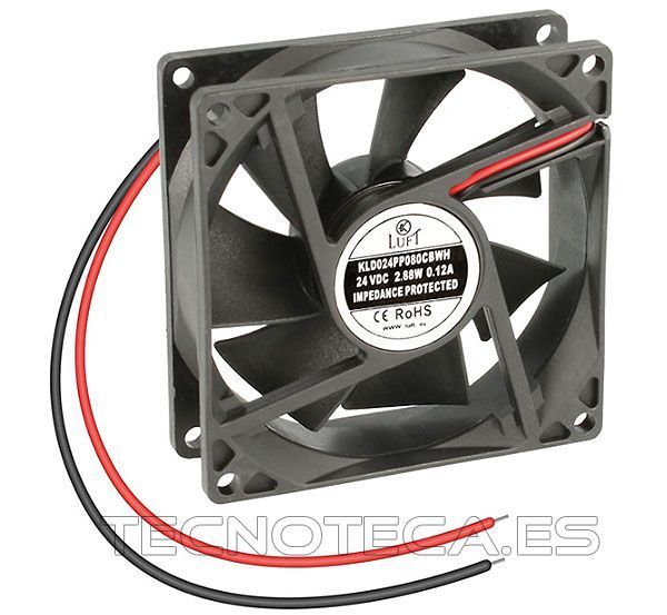 VEN033. Ventilador 80x80x25 24VDC