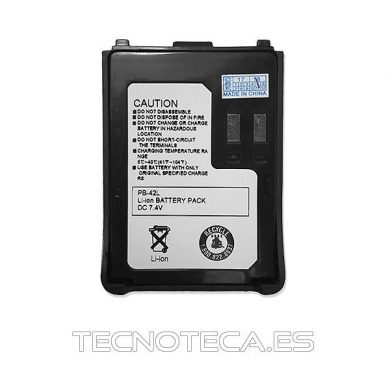 PB-42L. Batería para emisora LI-ION 7.4V 1800mAh