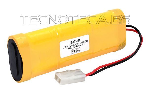 BAT241. Pack baterias Racing 7,2V/2400mAh Ni-MH