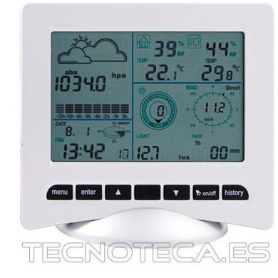 WS3080. Estacion metereologica con transmision solar y PC