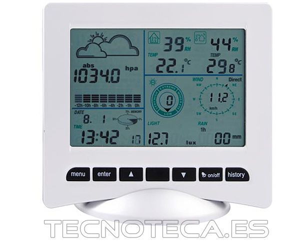 WS3080. Estacion metereologica con transmision solar y PC