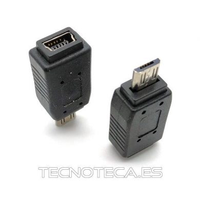 65063. Adaptador USB MICRO B M a MINI 5P H