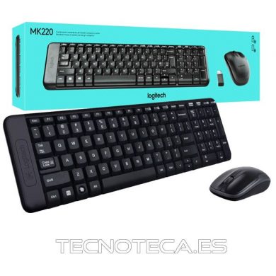 MK220. Teclado + Raton LOGITECH INALAMBRICO
