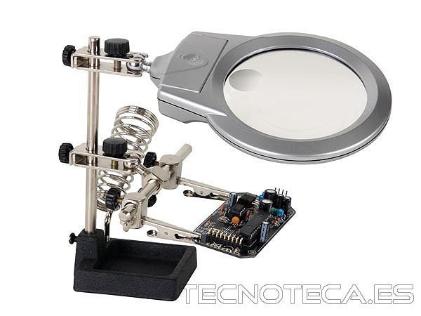 VTHH3. Tercera mano con lupa y soporte de soldador - Imagen 2
