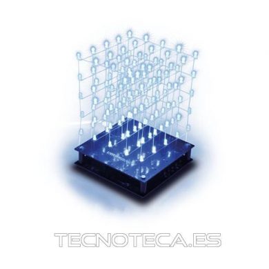 WSL8018B. VK KIT CUBO LEDS 3D 5X5X5 AZUL