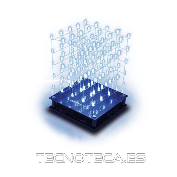 WSL8018B. VK KIT CUBO LEDS 3D 5X5X5 AZUL