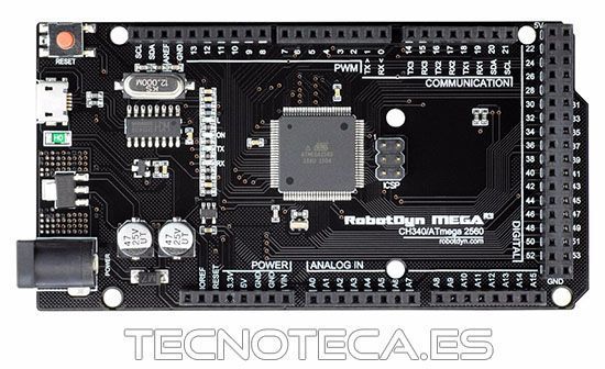 SCHMOD019. Arduino Mega2560R con micro ATMEGA2560 - Imagen 2