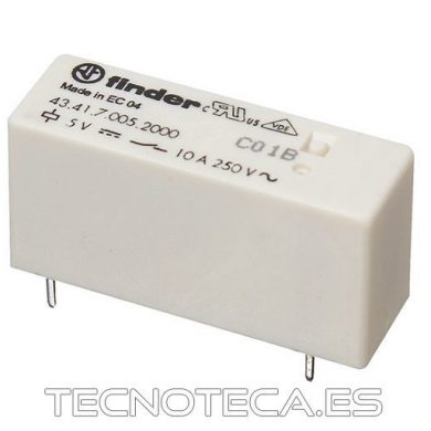 43.41.7.024.2000. Rele 24VDC 1 circuito AC