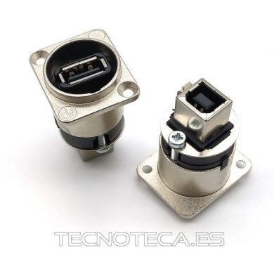 NAUSB-W. Conector de panel USB A a B de NEUTRIK