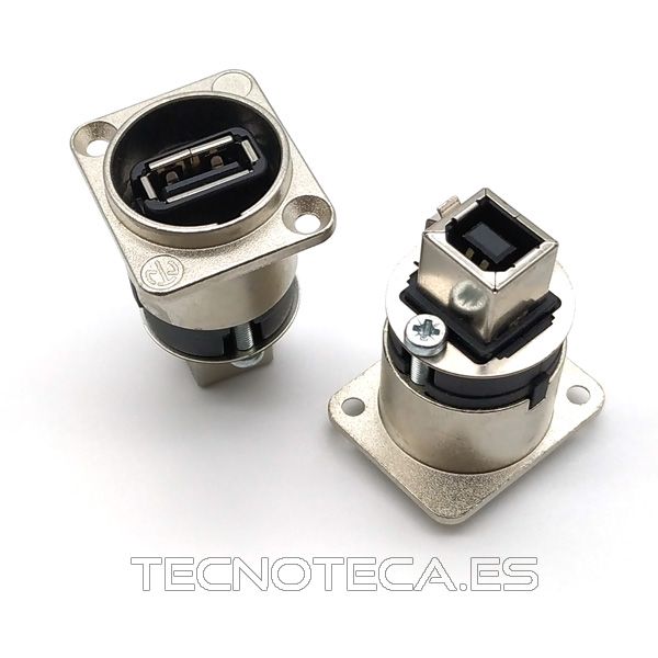 NAUSB-W. Conector de panel USB A a B de NEUTRIK