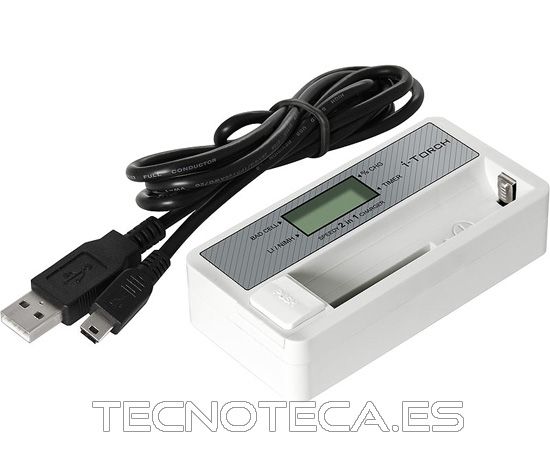 CAR228. Cargador de pilas NI-CD, NI-MH Litio