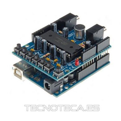 KA02. KIT AUDIO SHIELD PARA ARDUINO