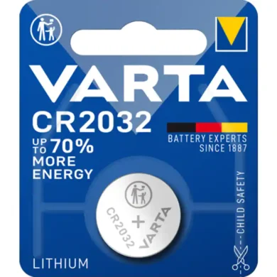 603211240. Pila de botón VARTA litio 3V CR2032