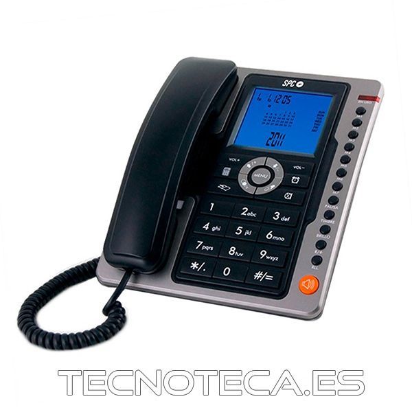 SPC 3604N. Telefono SOBREMESA MURAL negro