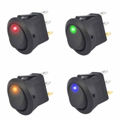 Interruptor basculante con LED