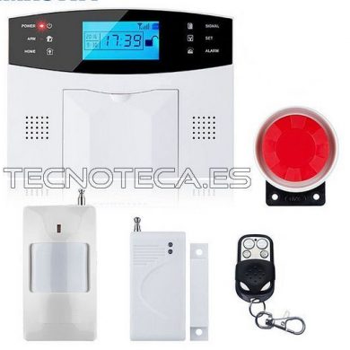 50.625. Kit de alarma vía GSM teléfono 2 bandas