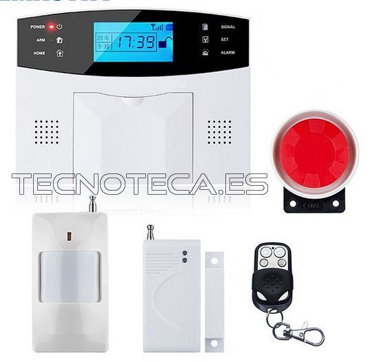 50.625. Kit de alarma vía GSM teléfono 2 bandas