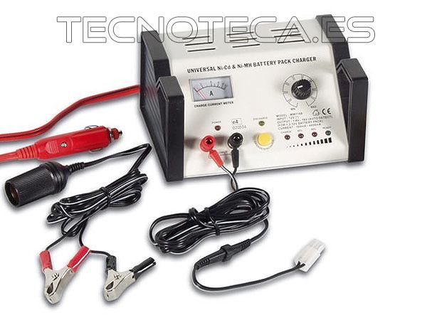 CAR015. Cargador de pilas NI-CD, NI-MH
