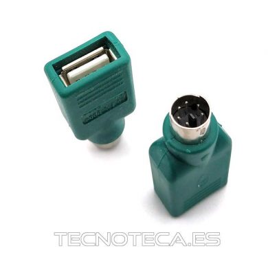 65898. Adaptador USB A H a PS2 M DIN6
