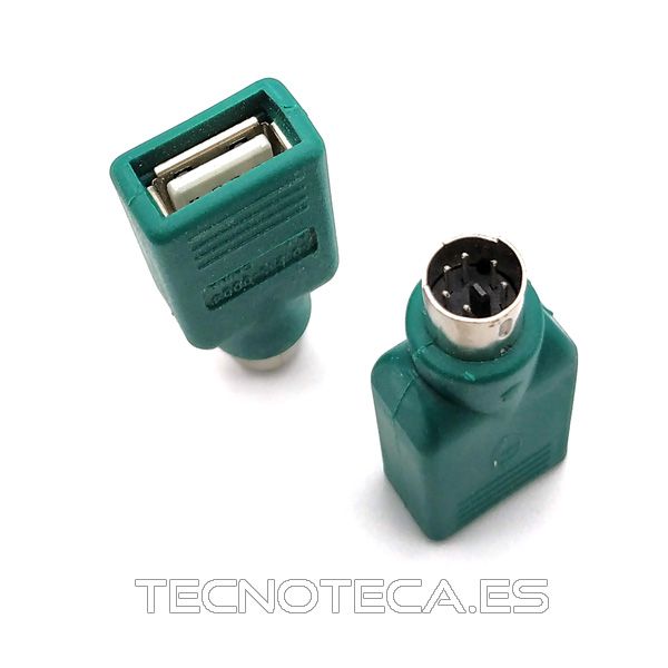 65898. Adaptador USB A H a PS2 M DIN6