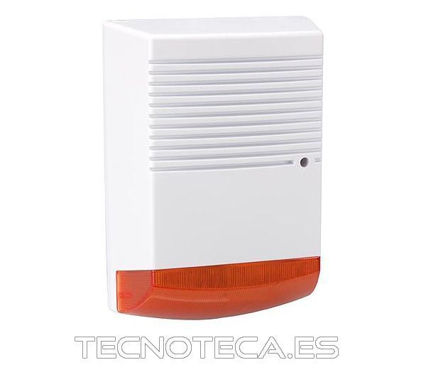 HAMD1. Sirena de alarma falsa con LED intermitente