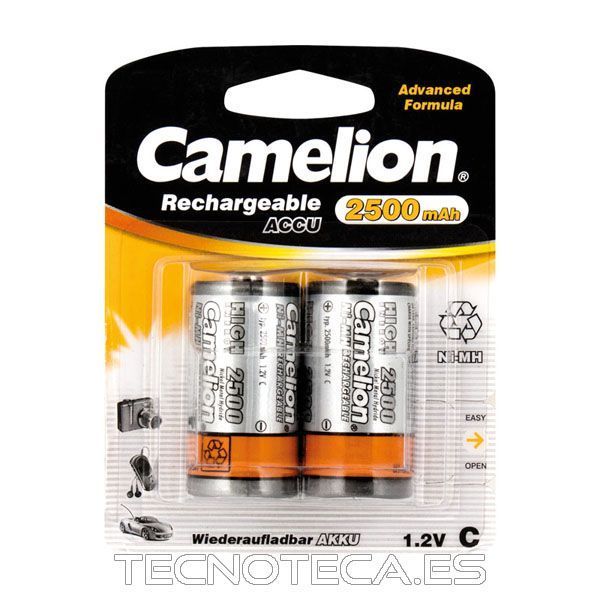 Pila recargable NI-MH C R14 2,5Ah. BAT374