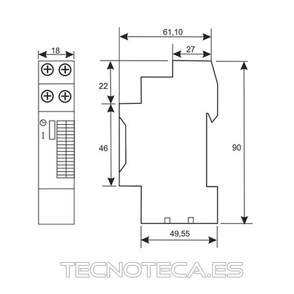 PROGRAMADOR MECANICO DIARIO CARRIL 3500W