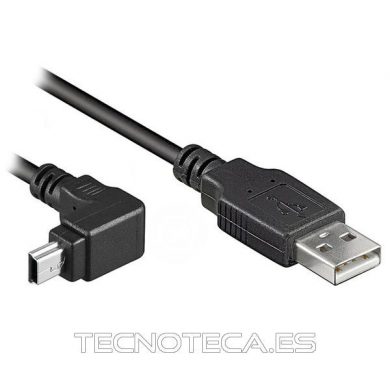 WIR851. Conexion USB M a MINI USB M 1,8m codo